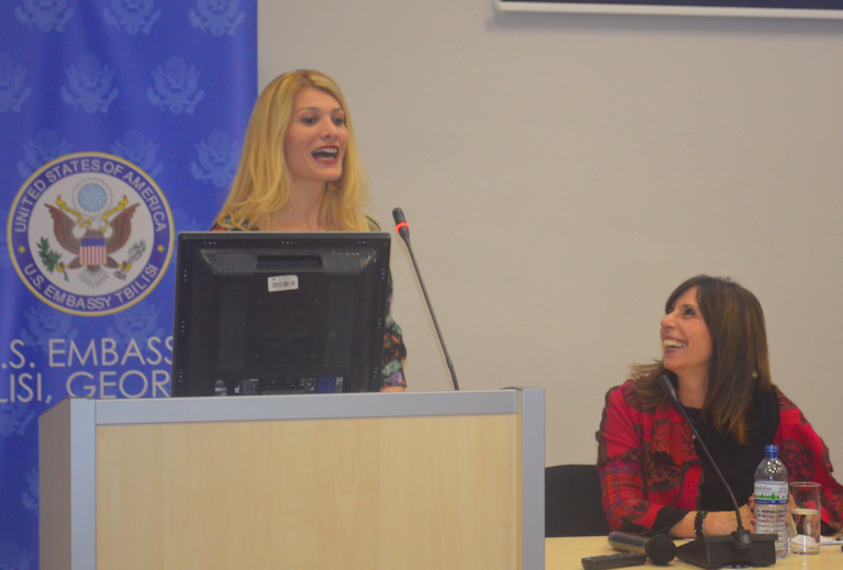 The following speech was given March 19, 2015, at Ilia State University, to hundreds of attendees, by doctorate student Larisa Pataraia. She graciously shared her speech here, as a guest post on The Way Women Work.