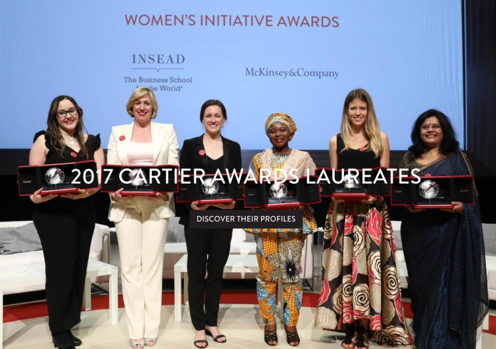 Cartier Women's Initiative Awards screenshot
